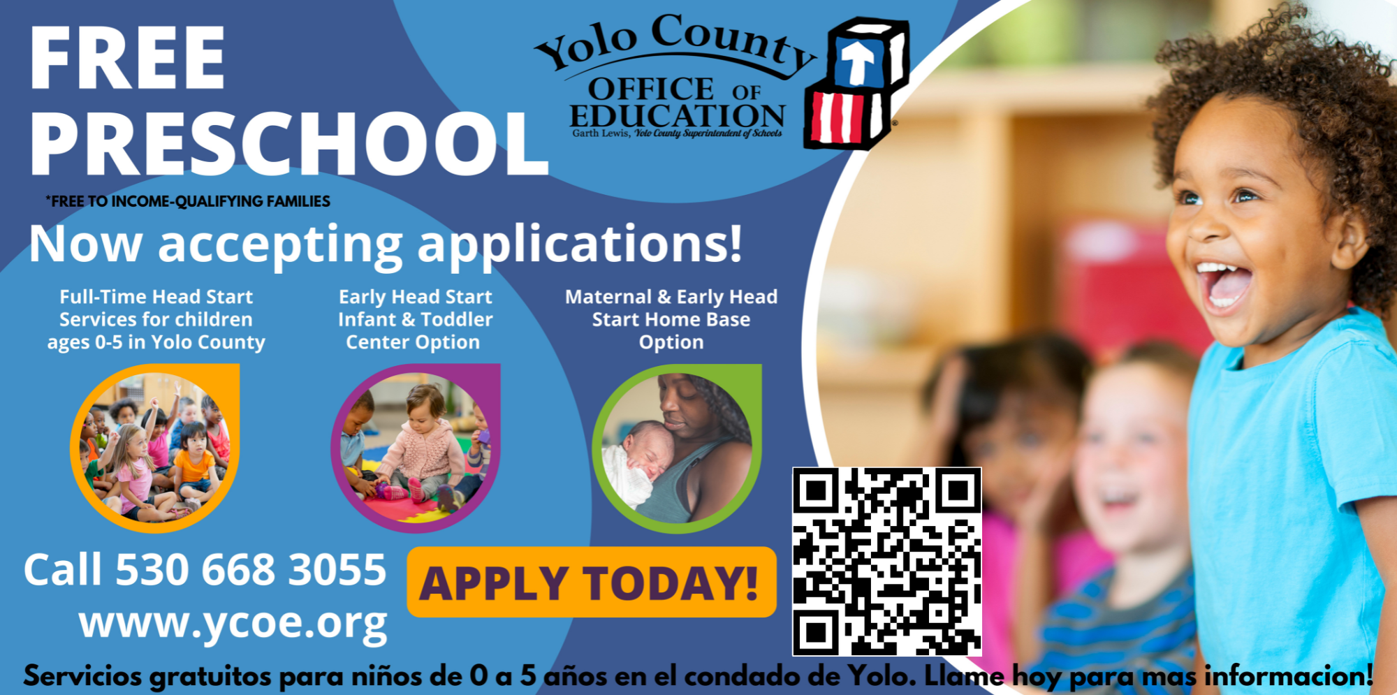 Free Preschool Banner