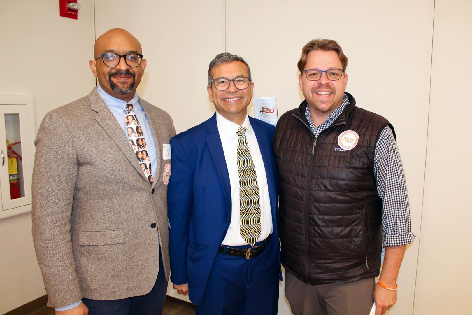 Garth, Jesse and County Supervisor Lucas Frerichs