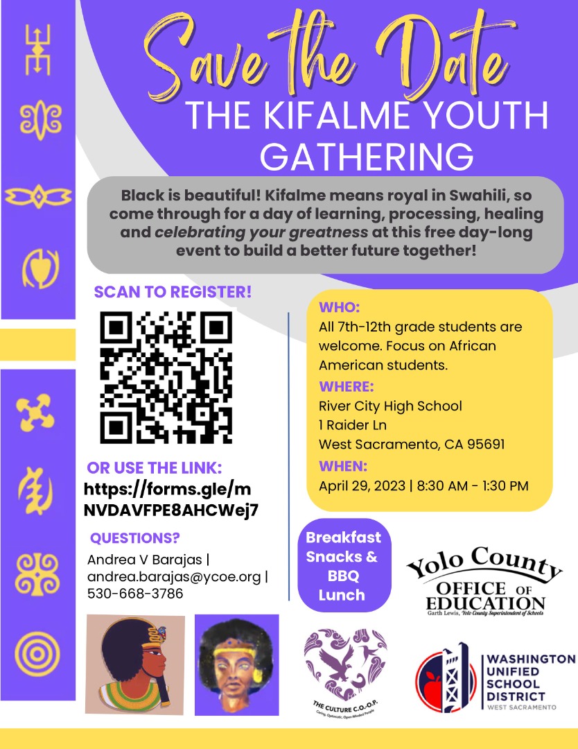 Kifalme Youth Gathering flyer